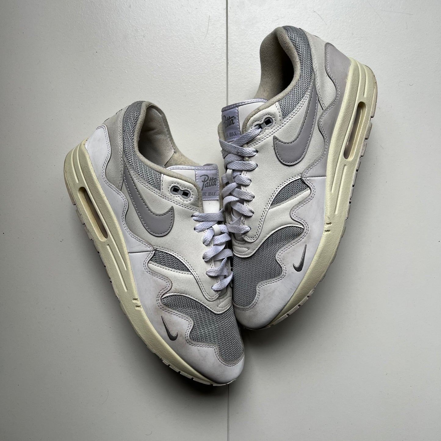 Air Max 1 Patta White • 45.5