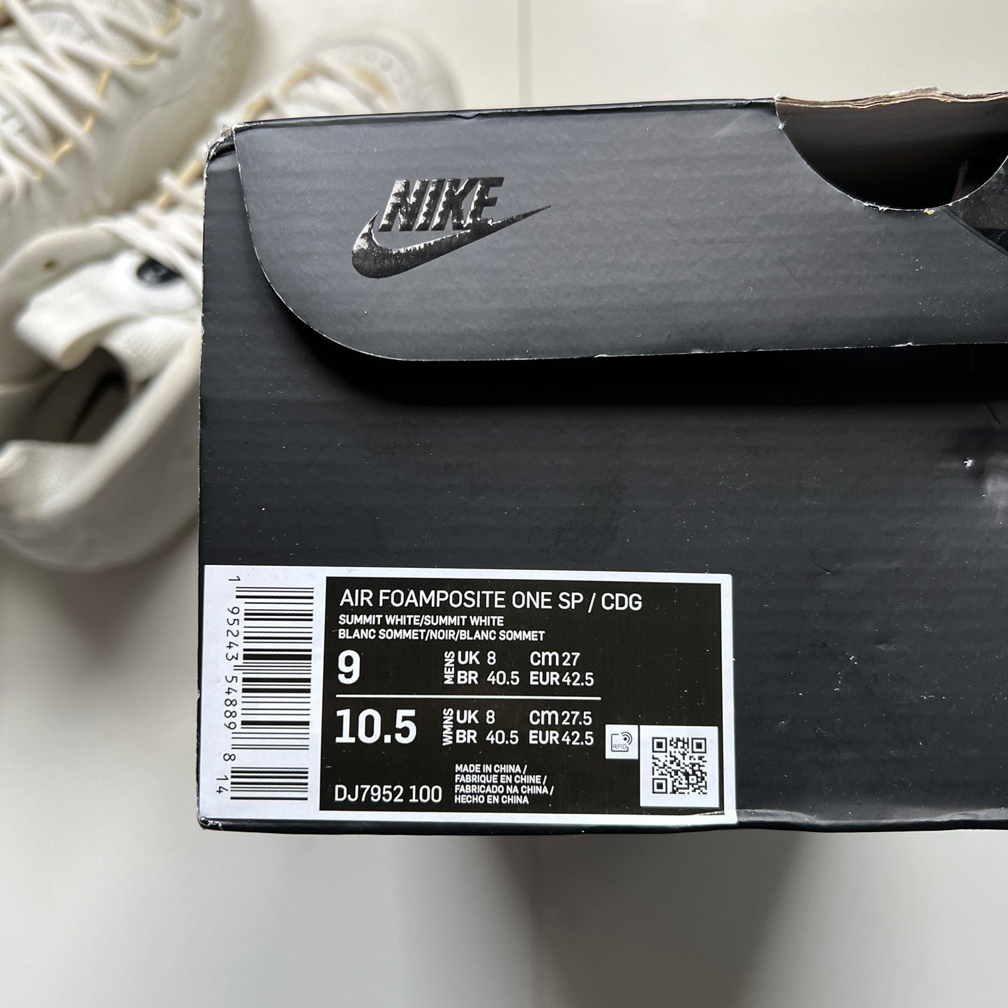 Foamposite Cdg White • 42,5