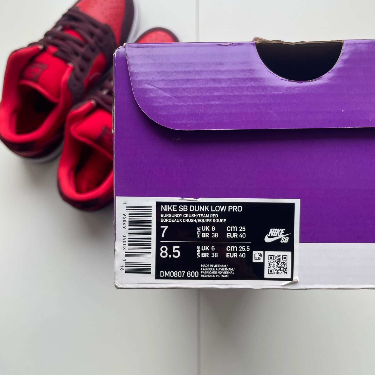 Dunk SB « Cherry » • 40