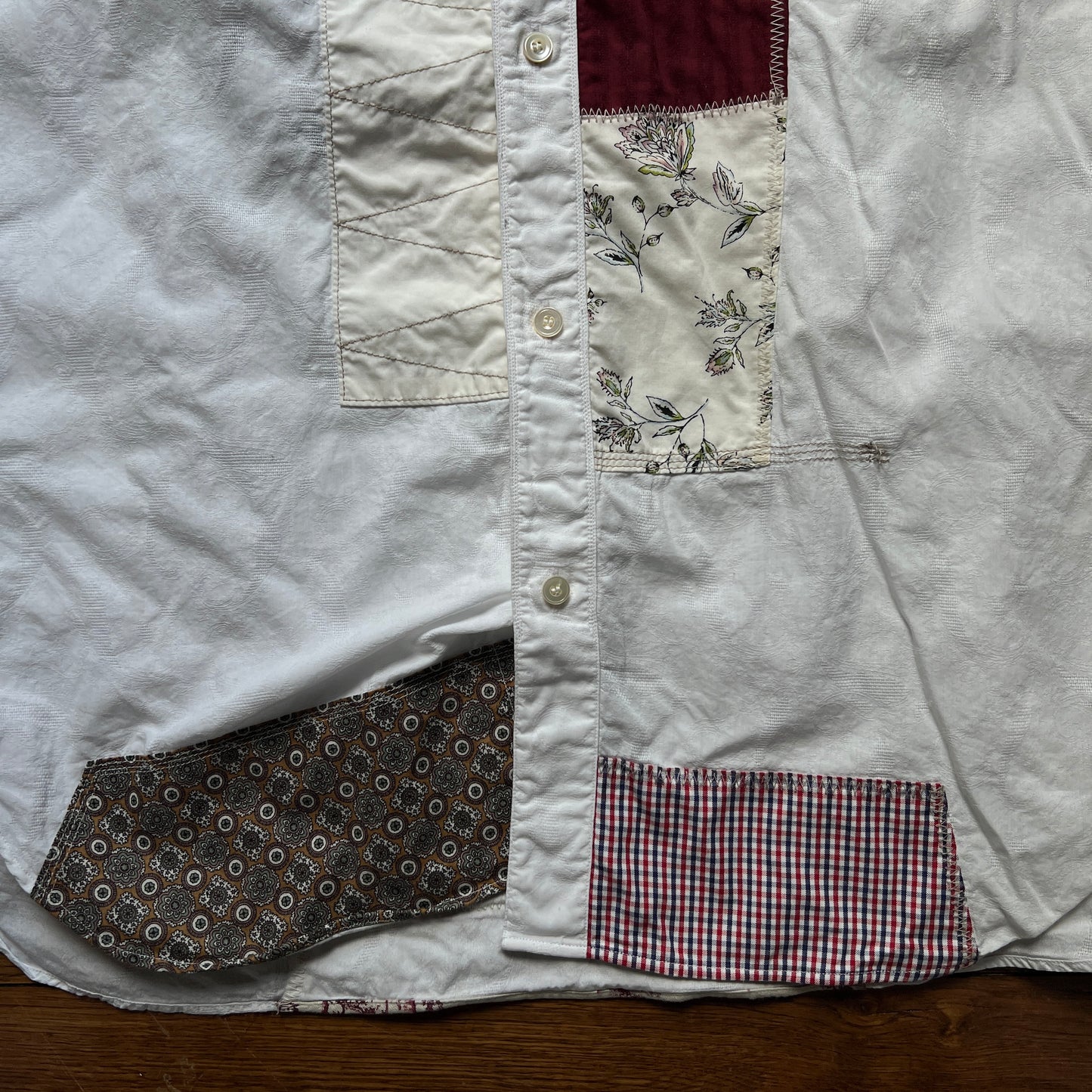 Chemise CDG Patchwork • M