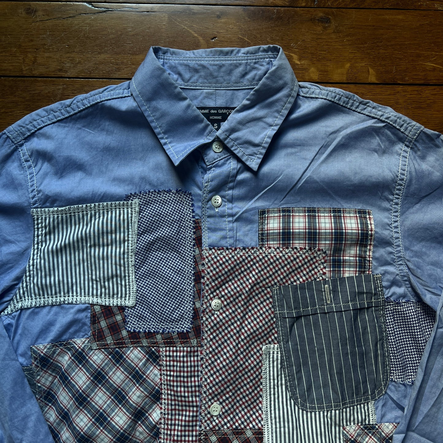 Chemise CDG Patchwork Homme • S