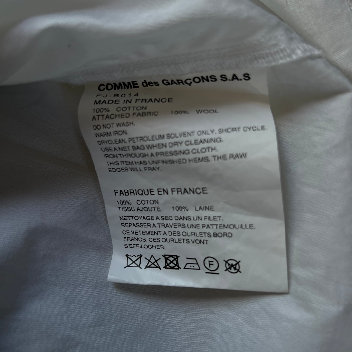 Chemise CDG • L