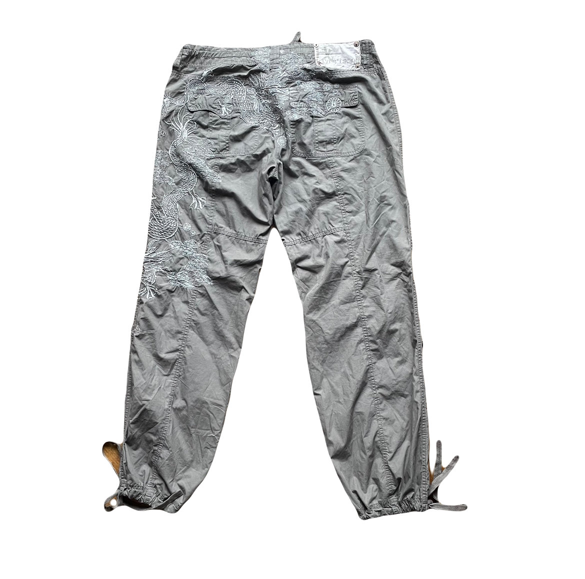 Shutter Island Parachute Pants • M