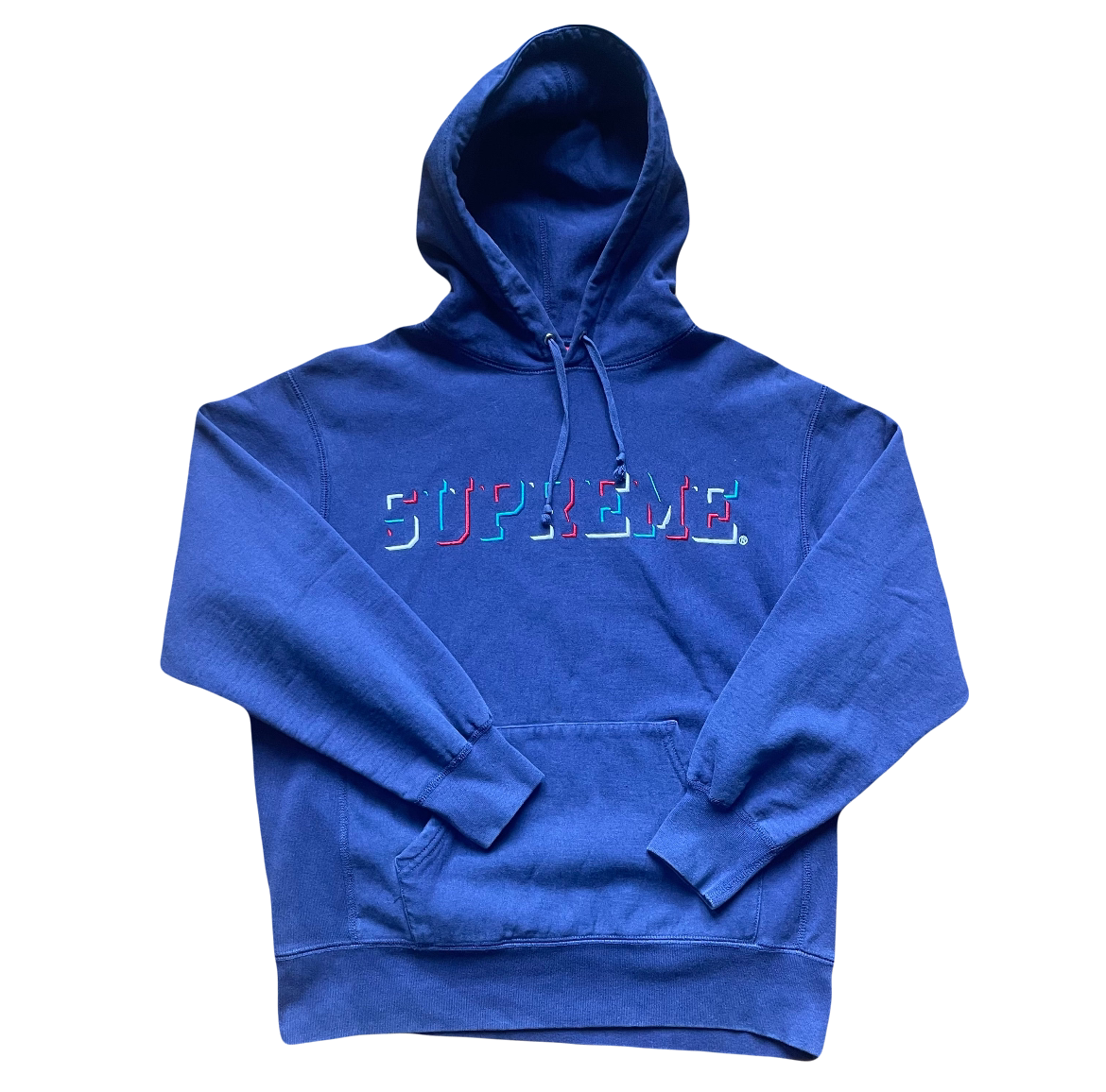 Supreme Blue Hoodie • M