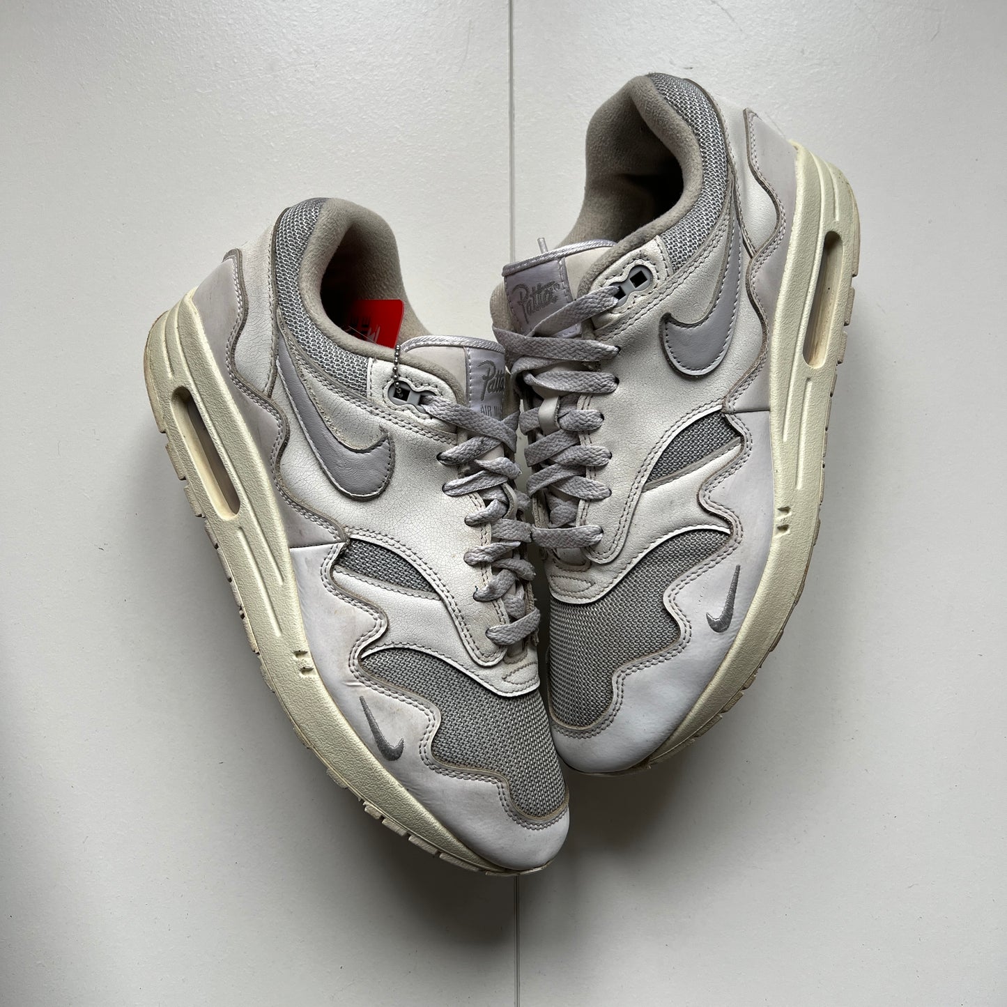 Air Max 1 Patta White • 44